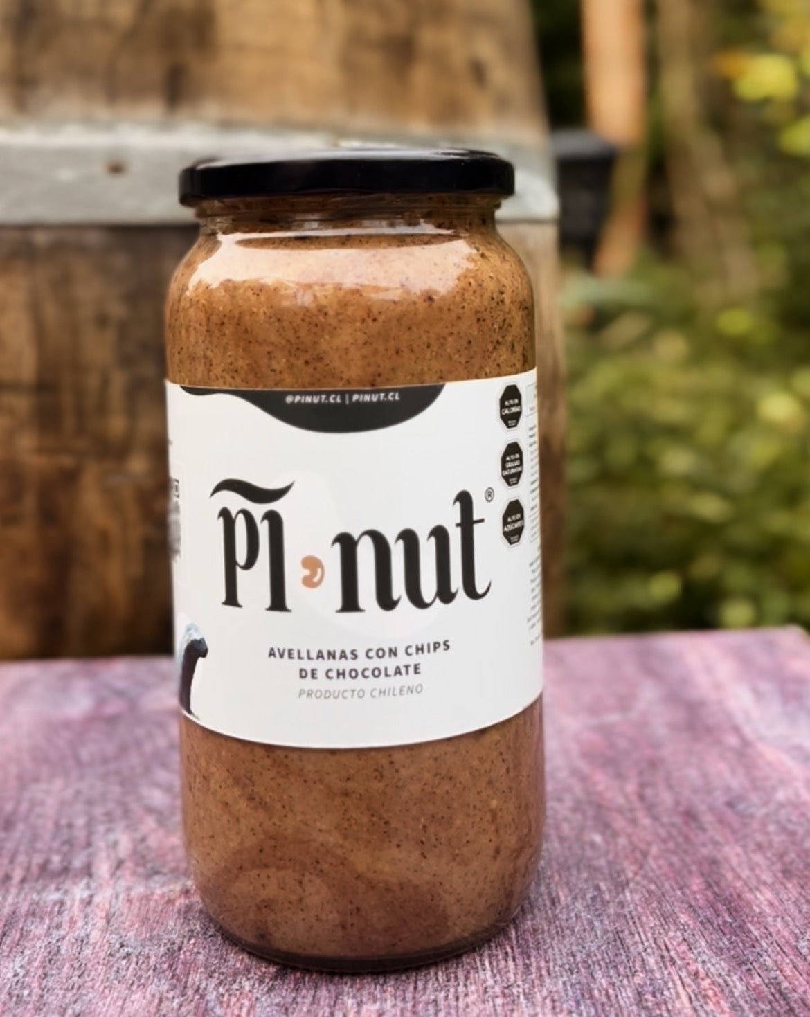 1 y 1 Mantequilla De Avellana Europea Natural y Con Chips de Chocolate 1Kg