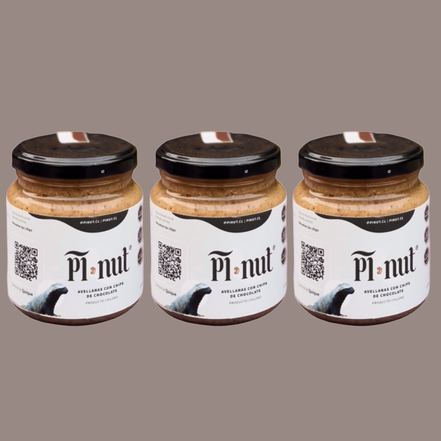 3 Mantequilla De Avellana Europea Chips De Chocolate 250g