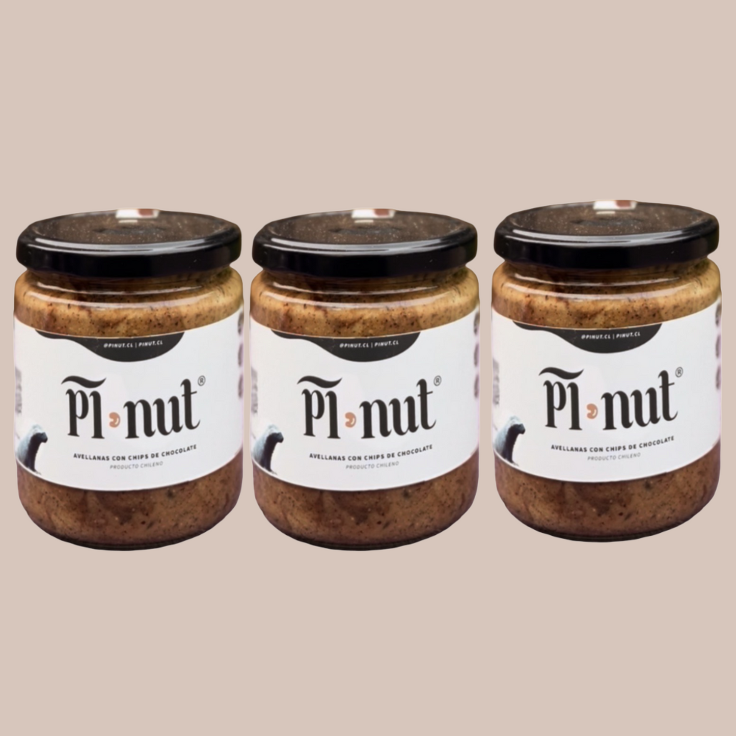 3 Mantequilla De Avellana Europea Chips De Chocolate 450g