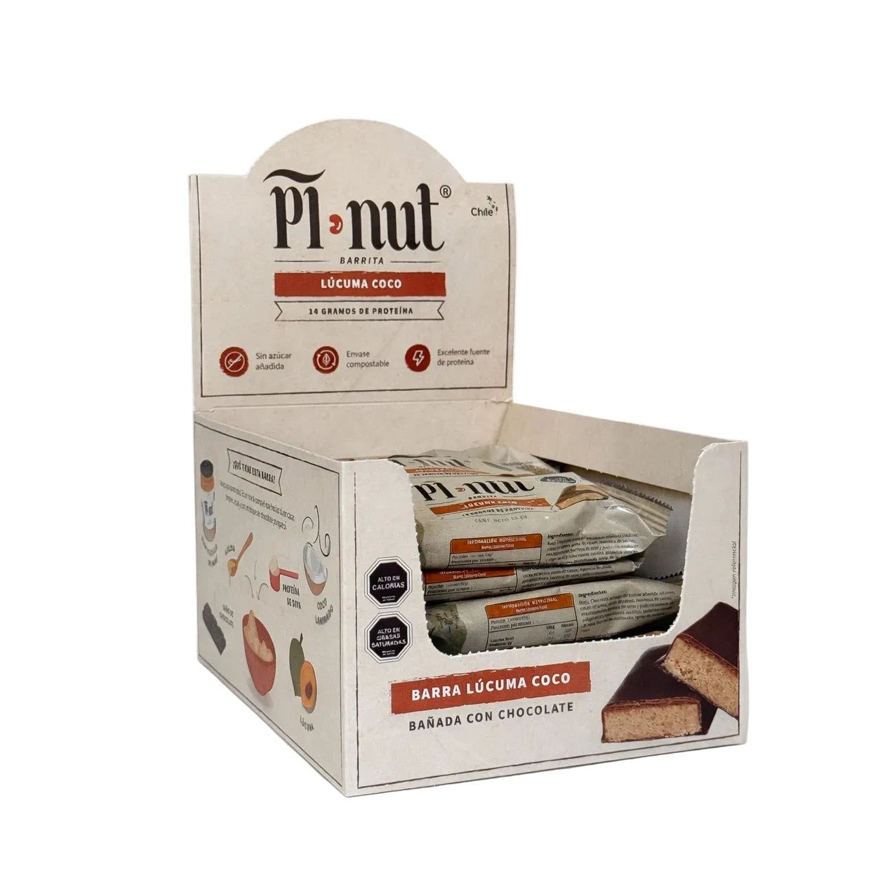 Caja 15 Unidades - Snack Lúcuma Coco