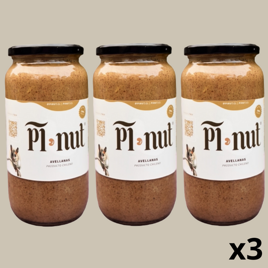 3 Mantequilla De Avellana Europea Natural 1Kg