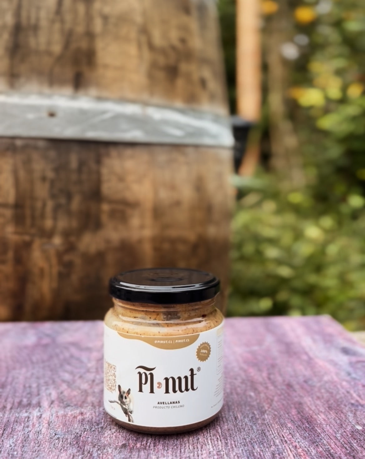 1 y 1  Mantequilla De Avellana Europea Natural y Con Chips de Chocolate 250g