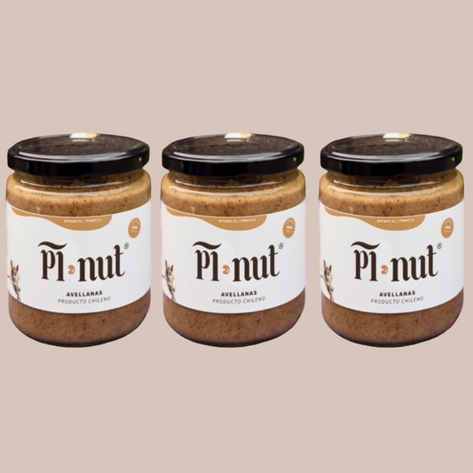 3 Mantequilla De Avellana Europea Natural 430g