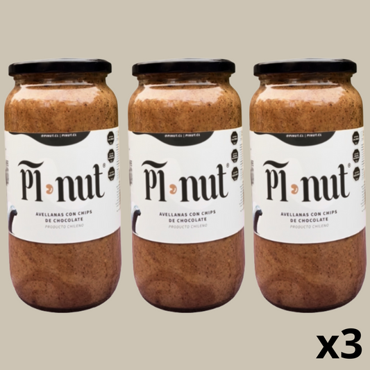 3 Mantequilla De Avellana Europea Chips De Chocolate 1Kg