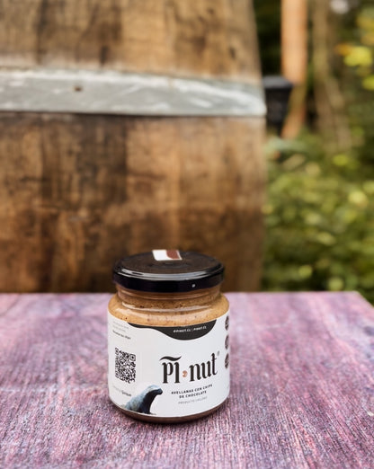 1 y 1  Mantequilla De Avellana Europea Natural y Con Chips de Chocolate 250g