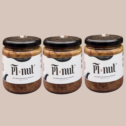 3 Mantequilla De Avellana Europea Chips De Chocolate 450g
