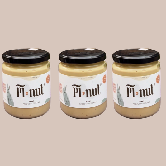 3 Mantequilla De Maní Natural 450g