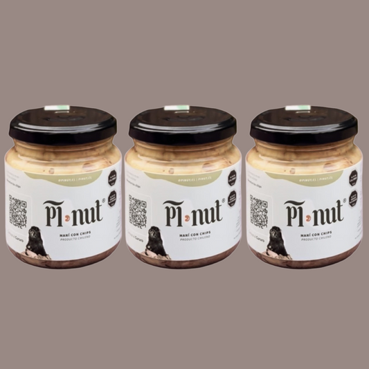 3 Mantequilla De Maní Chips De Chocolate 260g
