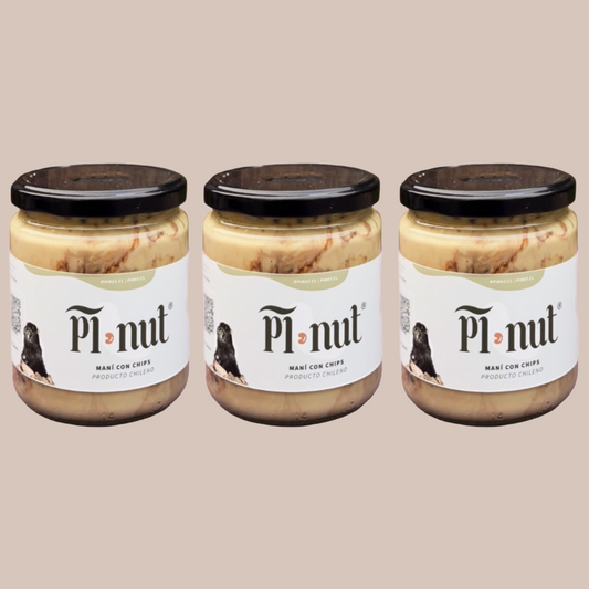 3 Mantequilla De Maní Chips De Chocolate 460g