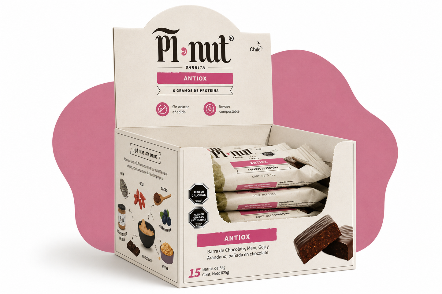 Caja 15 Unidades - Snack Antiox