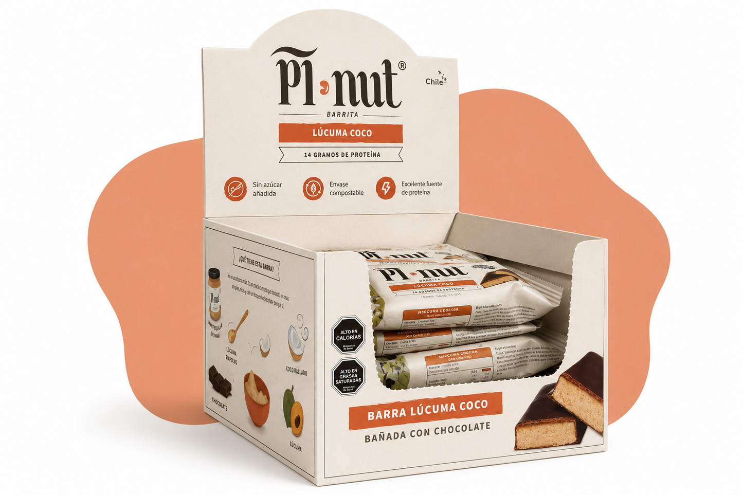 Caja 15 Unidades - Snack Lúcuma Coco